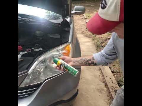 I can't believe this works!! How to clean off headlights the cheap and ...