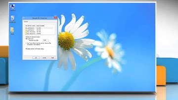 How to reduce the size of Recycle Bin in Windows® 8