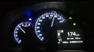 toyota yaris top speed on motorway status