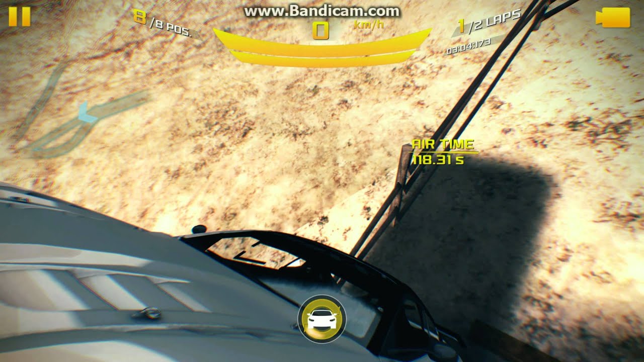 Asphalt 8: Nevada Rev AirTime record: nearly over 200!!!