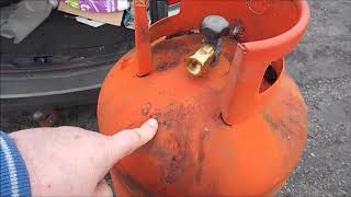 Refilling a LPG/Butane bottle at a Petrol Station LPG gas Pump Safely by John .Mitch 465,536 views 6 years ago 7 minutes, 6 seconds