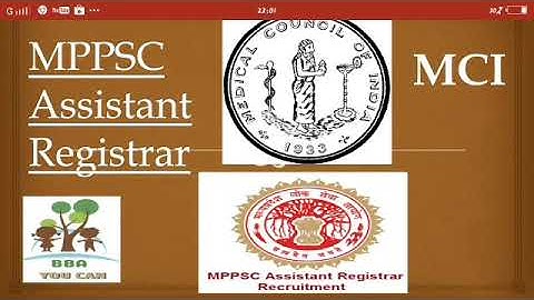 Assistant Registrar. Paper 2. 3(b).MCI