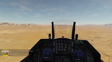 AMVI - F-16C Overhead Traffic Pattern demo - Nellis AFB, NV