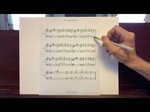 Unit 3 - Lesson 13: Practice Reading Thirteen First-Inversion Major Triads (See free PDF File below)