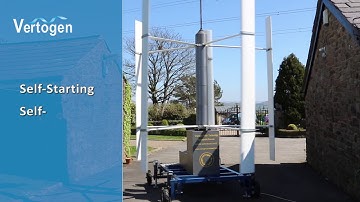 Vertogen Variable Pitch Vertical Axis Wind Turbine . Fully working Prototype working.