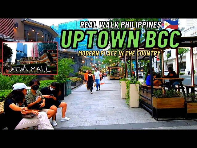 Walking around UPTOWN BGC a modern place in Taguig City Philippines | BGC Philippines 2022 🚶🇵🇭