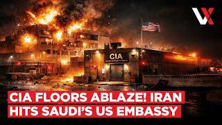 Fire Burned For Hours! Details Show Devastating Iranian Drone Strike On US Embassy In Saudi | VERTEX