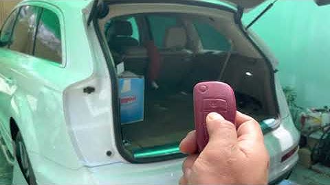 Audi Remote Close trunk