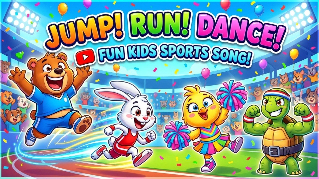 Jump Jump Jump! 🏃 Kids Exercise Song | Fun Sports Dance for