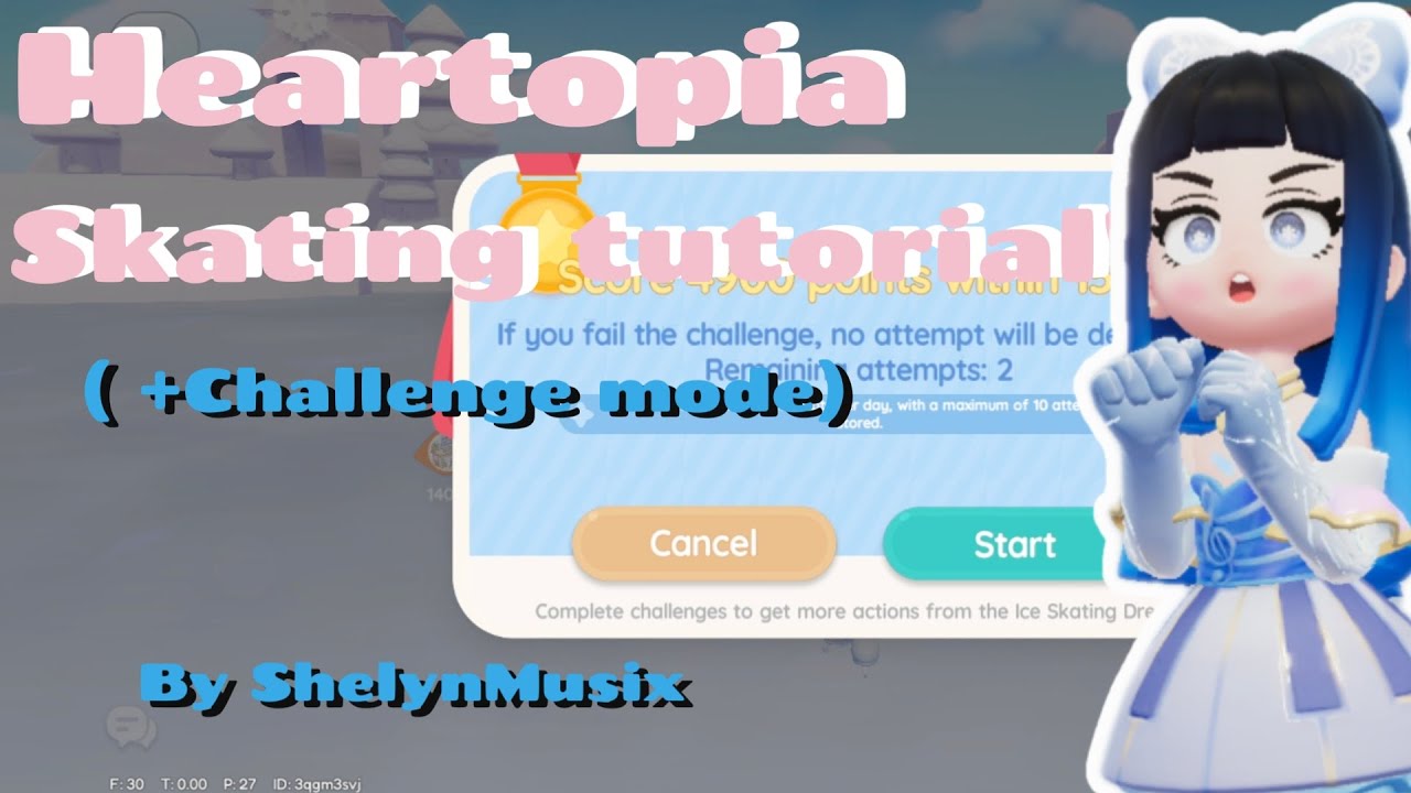 Heartopia - Skating tutorial (+ Challenge mode) 