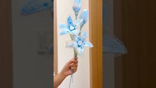 DIY Pipe Cleaner with Lace Lily Flower Gift You Can Make at Home 🌸 Easy Craft Idea