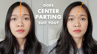 ASIAN HAIR: Does center parting hairstyle suit you based on your facial features?! Let&#39;s find out.