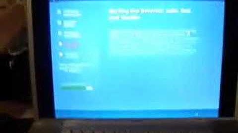 installin WInXP on a Macbook pro