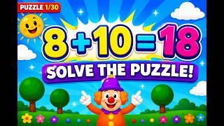Can You Solve These Math Puzzles? | Addition Quiz for Kindergarten | Preschool Math Activities