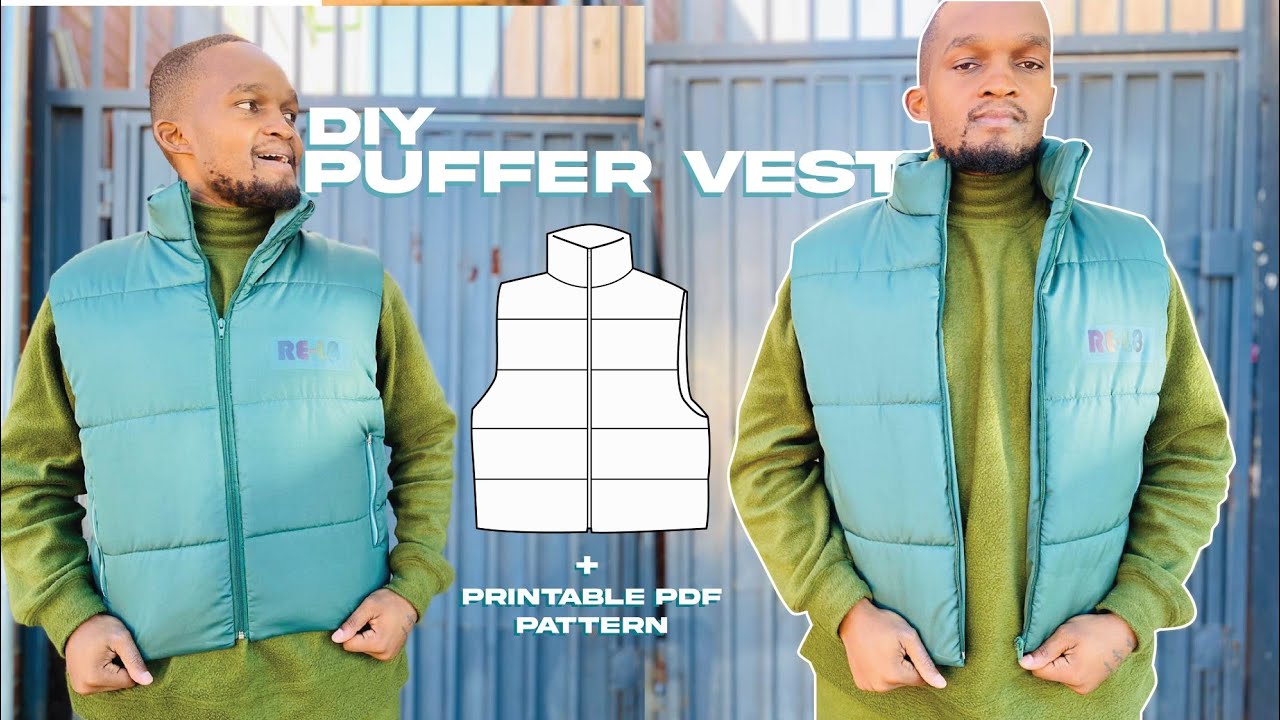 DIY, How to sew a Puffer Vest