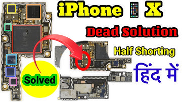 iphpne x dead fix half shorting solution | iPhone X not charging dead problem solution