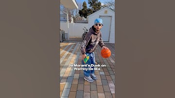 Ja Morant’s Dunk on Wemby be like 😂🏀 #nba #basketball #funny