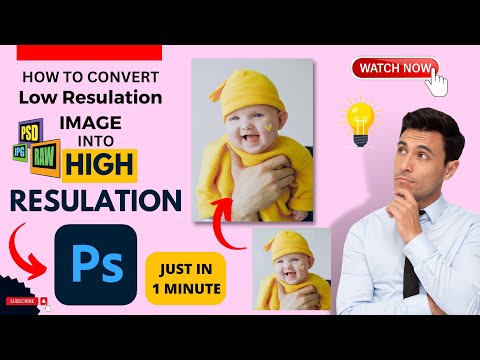 Two Minutes Photoshop Tutorial | Hidden Technology | Convert Low Resolution Image To High Resolution