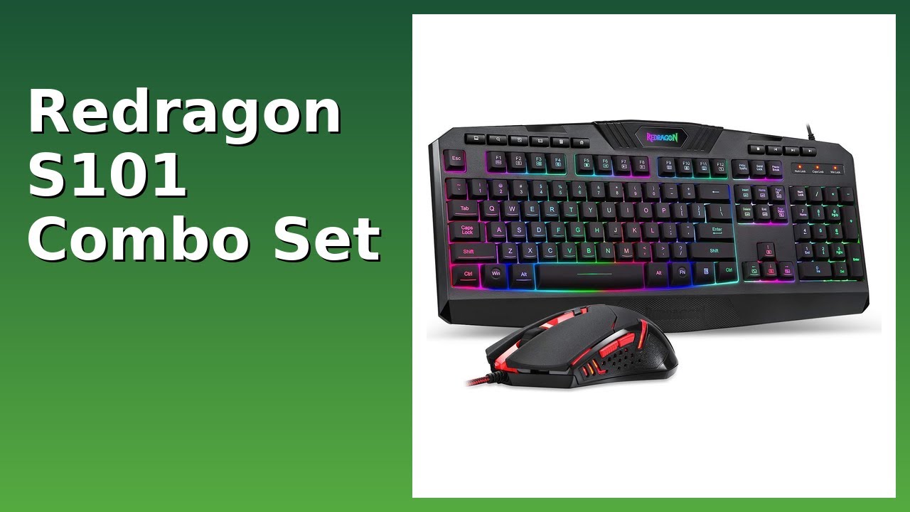 REVIEW (2025): Redragon S101 Combo Set. Features.
