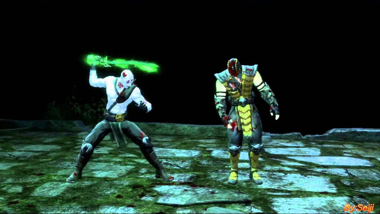 Mortal Kombat 9 PS3 QuanChi XRay,Fatality,Stage Fatality e Babality