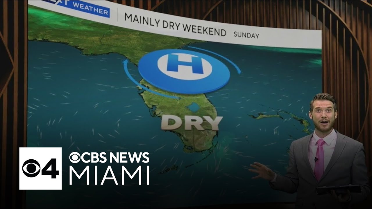 Mostly dry weekend ahead in South Florida - YouTube
