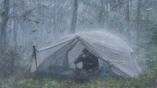 Download Lagu 😱 YOU WON’T BELIEVE THIS‼️My Tent Got SOAKED in Heavy Rain During a Massive Thunderstorm ⛈️ MP3