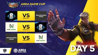 MATCH DAY 5 AREA GAME CUP | BAKWAN,ANGLING DARMA,KIYAY ACADEMY