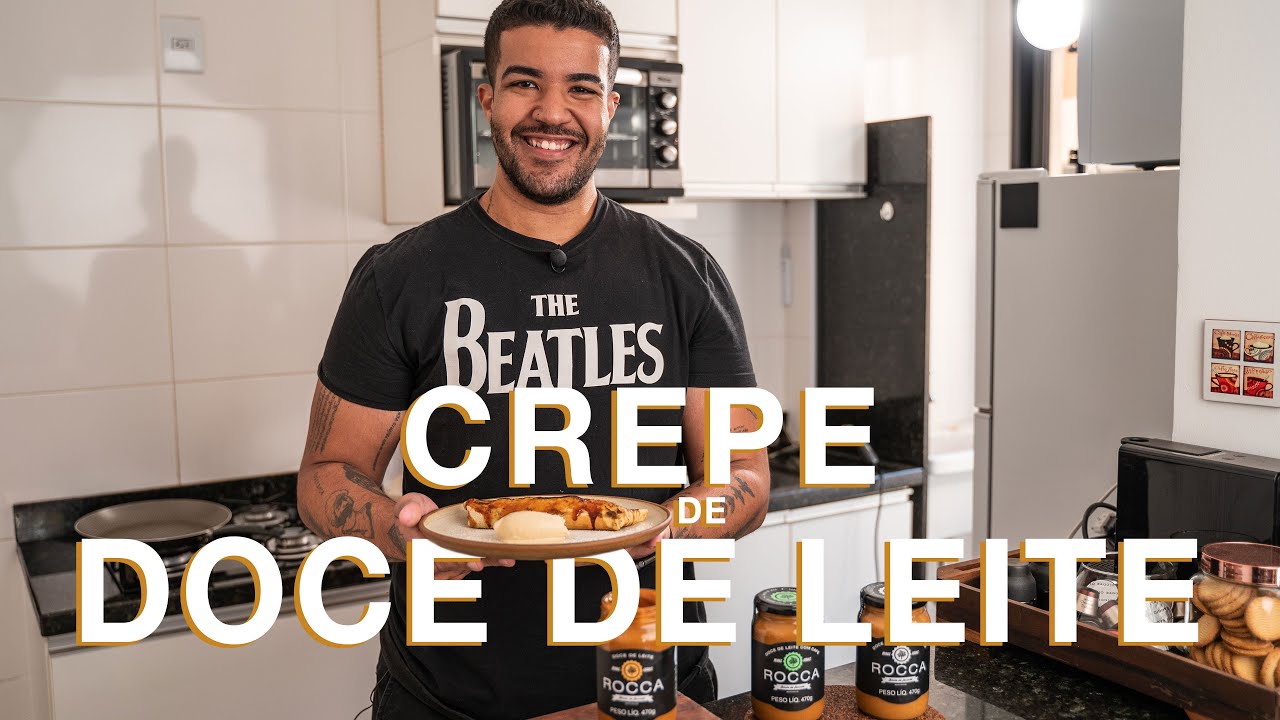 Crepe de Doce de Leite com castanha do Pará e raspas de Laranja! | ROCCA EM CASA com Leo Santos #13