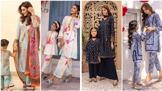 Mother and Daughter Same Outfits Collection 2024