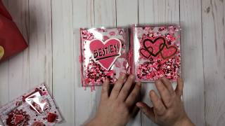 Outgoing Valentine’s Envelope Shaker Binders Shaker Envelope Binder Tutorial