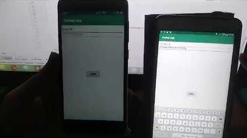 ANDROID STUDIO   MAKE SOCKET APPS