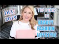Top Picks in Beauty Fashion Lifestyle | December 2019 Favorites | MsGoldgirl