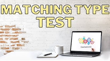 Matching Type Test (Rules in Constructing Matching Type Test)