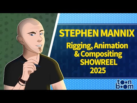 Stephen Mannix - Toon Boom Harmony Animation, Rigging and Compositing DemoReel - 2025