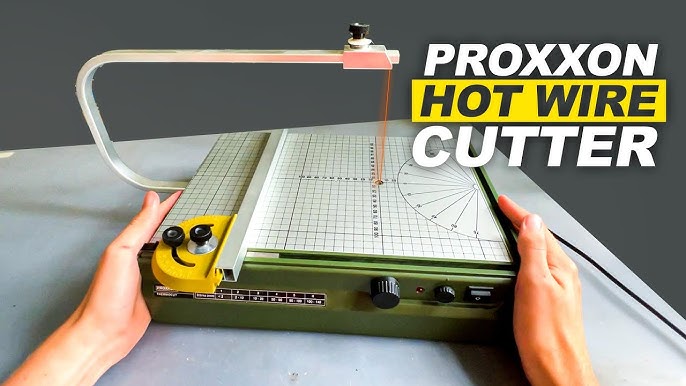 Proxxon Hot Wire Foam Cutter - unboxing & demo 