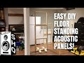 Easy pro home studio standing acoustic panels diy gobo