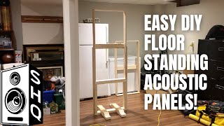 Easy Pro Home Studio Standing Acoustic Panels Diy Gobo