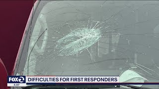 San Francisco first responders are feeling impacts after an attack on an ambulance and two EMT's