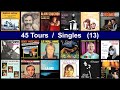 45 tours  singles 13  medley chansons franaises 20 titres