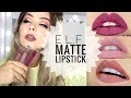 NEW ELF Matte Liquid Lipstick Review| Best Matte Drugstore Lipstick