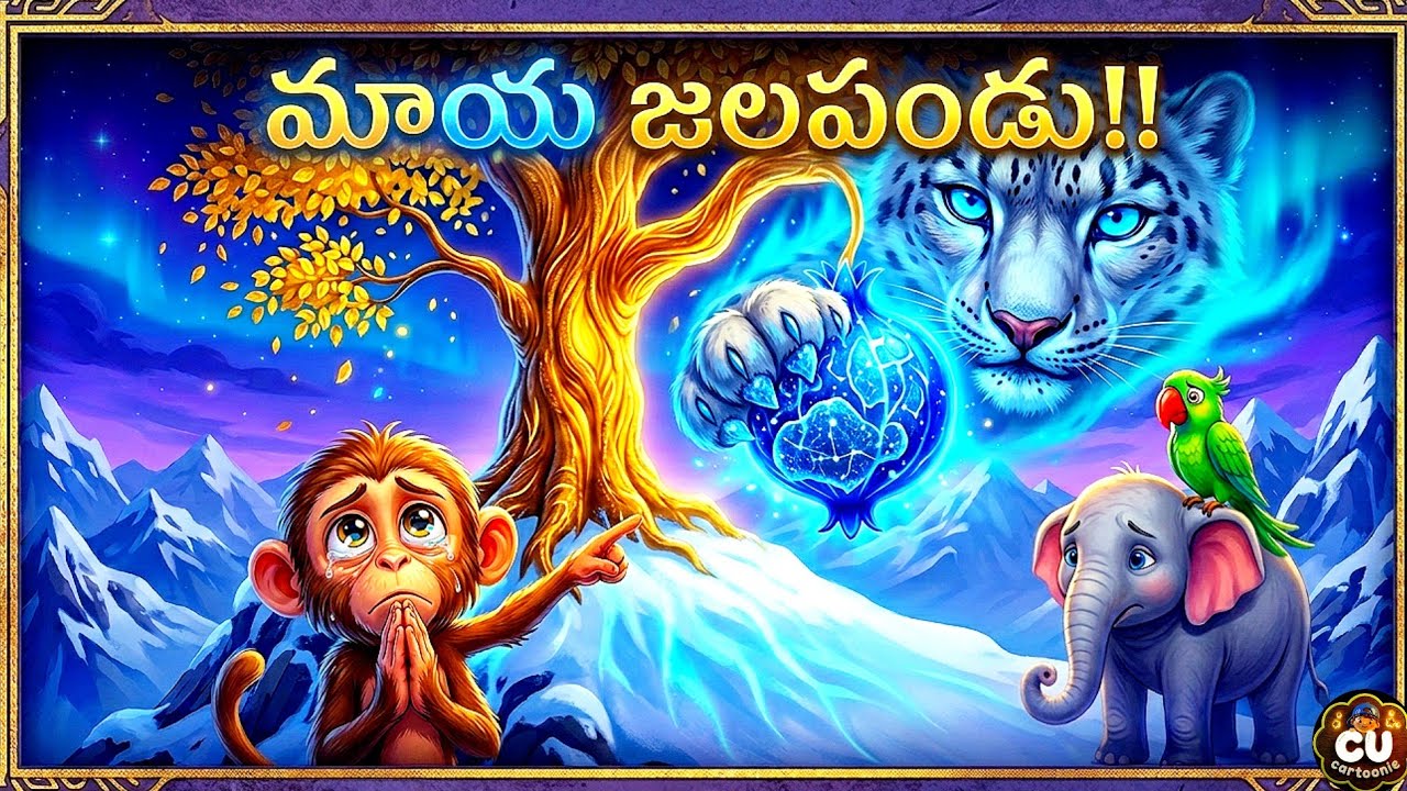 38. మాయ జలపండు కథ!! వర్షం రావడానికి ఏనుగు, కోతి, రామచిలుక ఏం చేశారు???