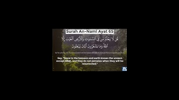 سورة نمل أيت نمبر 65تا66 تلاوت قران كريم سعد أيوب #تلاوات #قرآن #سعد