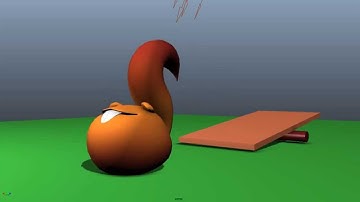 Squirrel and tail animation test