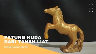 Cara Membuat Patung Hewan Kuda Dari Tanah Liat // kerajinan tanah liat Cara Membuat Patung Hewan Kuda Dari Tanah Liat // kerajinan tanah liat