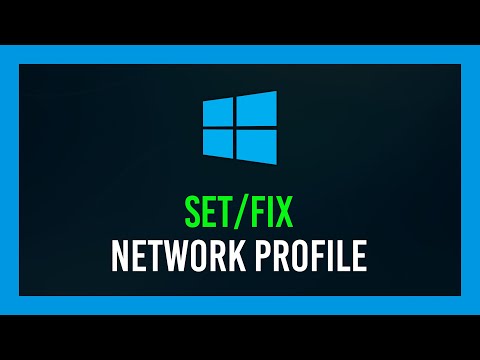 How to: Set Network Profile + FIX for missing the options