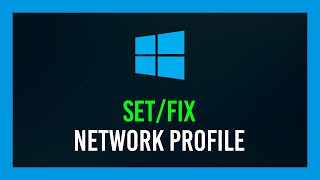 How to: Set Network Profile + FIX for missing the options