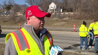 Crews hard at work repairing potholes across Wyandotte County