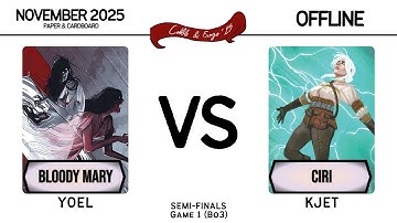 Bloody Mary (Yoel) vs Ciri (Kjet) │ Cobble & Frogs 