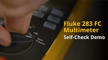 Fluke 283 FC Self-Check Demo | Verify Your Multimeter in Seconds