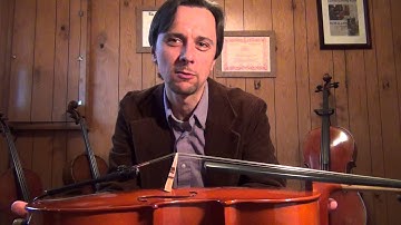 An introduction to setup of a cello.